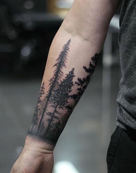 tatuaggio foresta braccio|Tatuaggi ad albero sul braccio, un ricordo della foresta